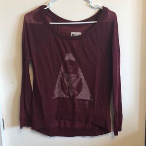 Billabong maroon sweater